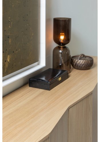 WOOOD Zuma sknk, m. 6 lger og 3 hylder - natur egetrsfinr og egetr