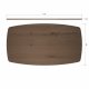 WOOOD TABLO BORD DANSK OVAL TGL 180x100CM CASHMERE BRUN [fsc]