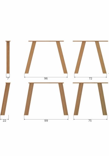 WOOOD TABLO TABLE DANSK OVAL TGL 180x100CM TRANSPARANT [fsc]