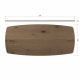 WOOOD TABLO BORD DANSK OVAL TGL 220x100CM CASHMERE BRUN [fsc]