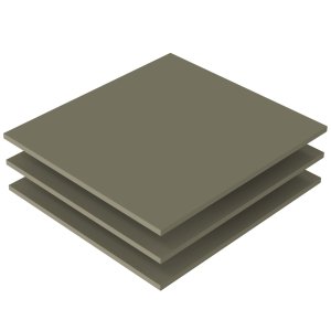 WOOOD Alfie hylde til Alfie garderobeskab - grn fyrretr (st af 3) (H:2xB:52xD:57)