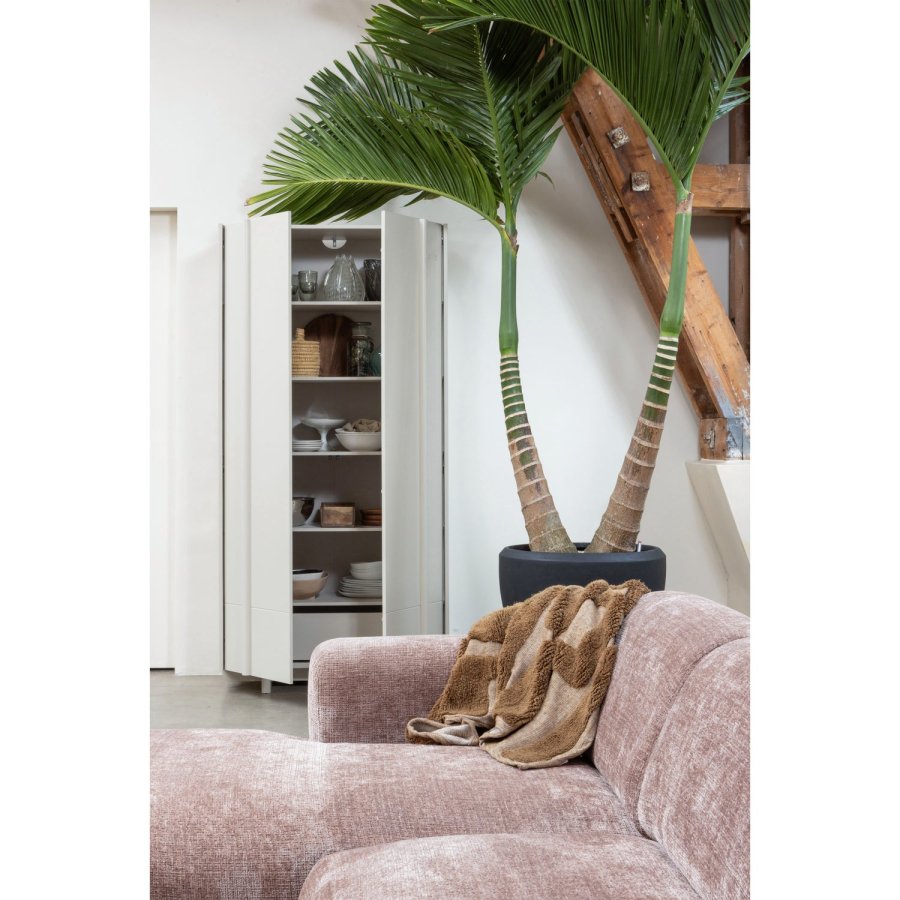 WOOOD CLOUD HJRNESOFA HJREVVET CHENILLE TAUPE/PINK