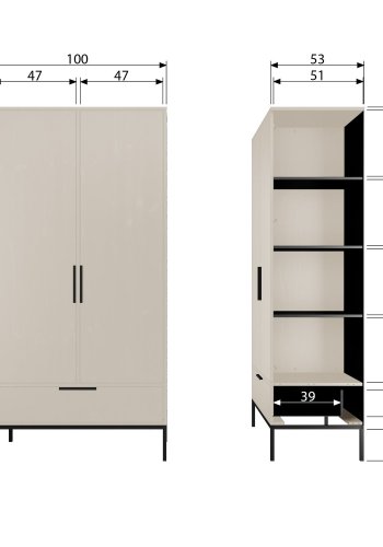 WOOOD ADAM SKP I FURUTRÄ [fsc]