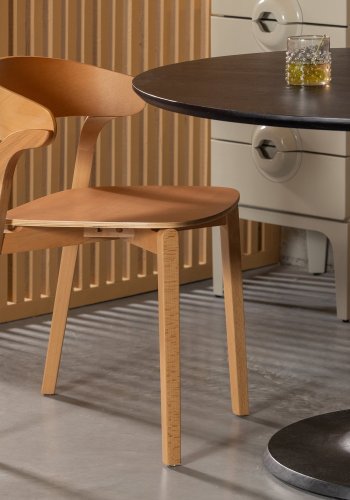 WOOOD Cras spisebordsstol - natur askefinr og birket