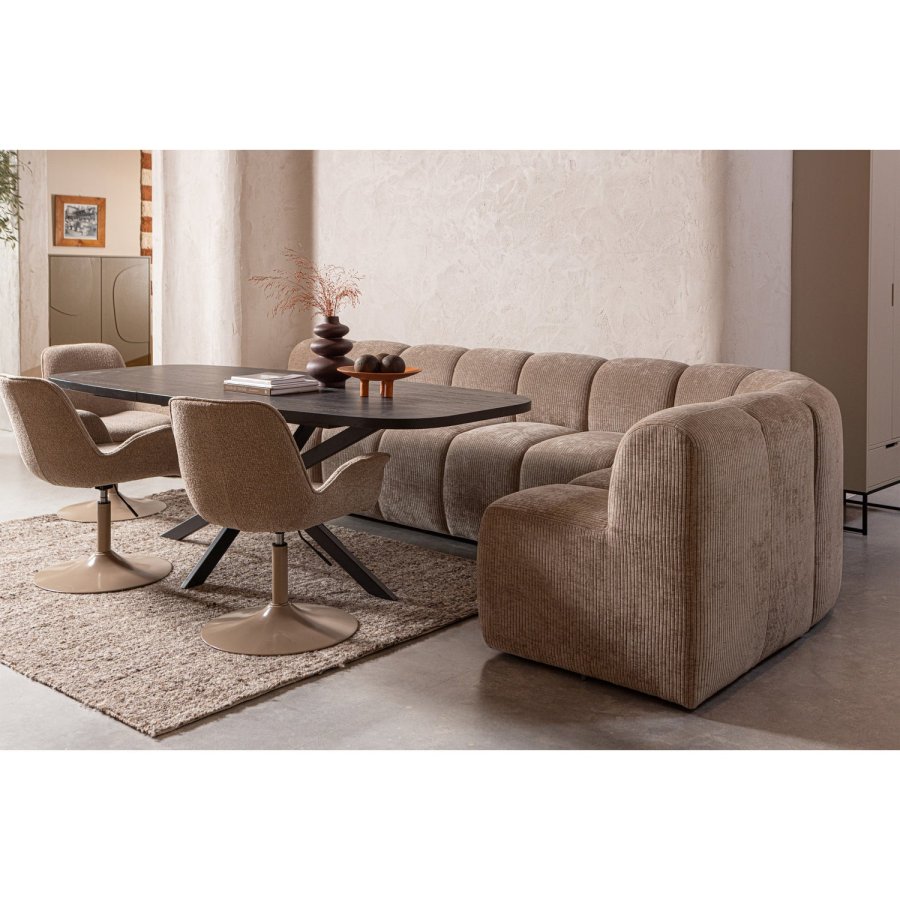 WOOOD EFIA ULLTEPPE BRUN MELANGE 170x240CM