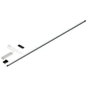 WOOOD LED-strip - hvid/sort plastik (L:170xm)