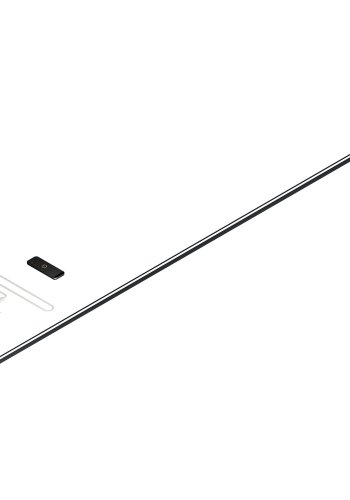 WOOOD LED-strip - hvid/sort plastik (L:170xm)