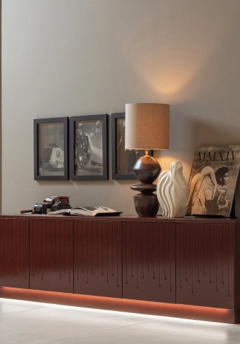 WOOOD LED-strip - hvid/sort plastik (L:170xm)