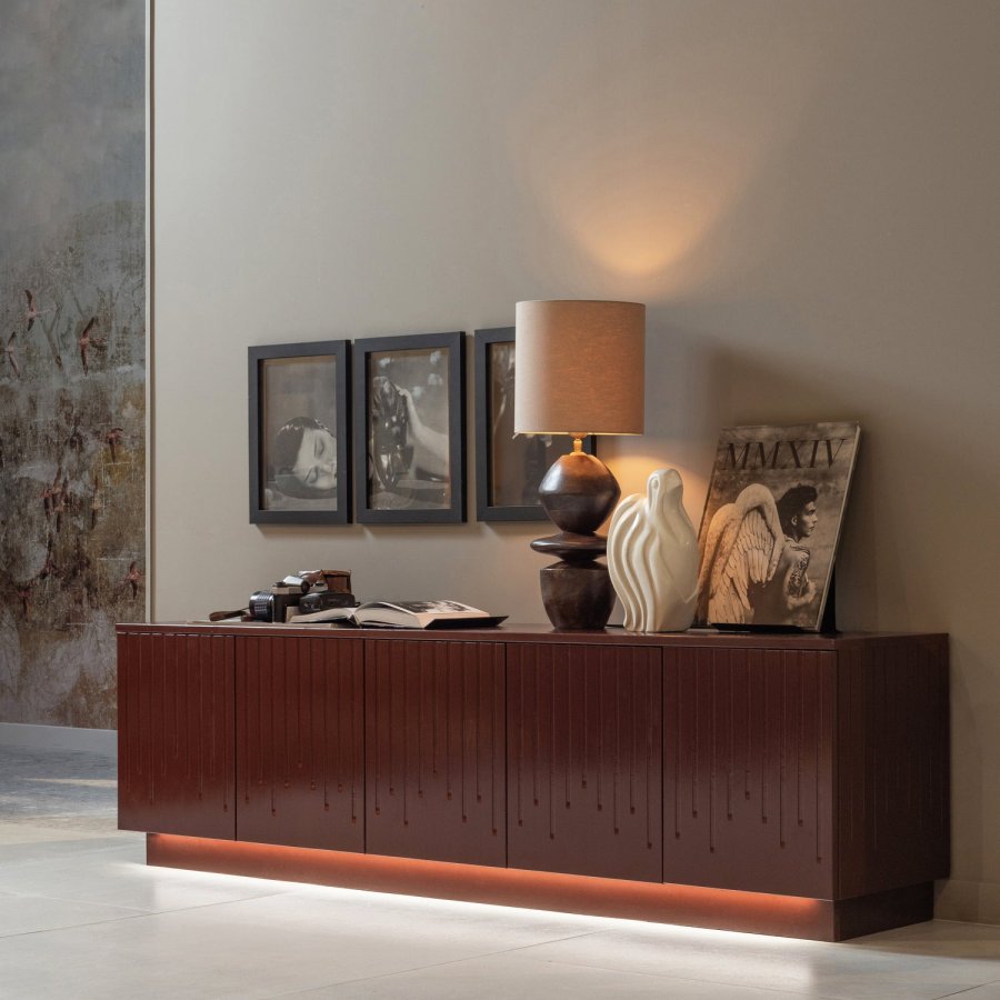 WOOOD LED-strip - hvid/sort plastik (L:170xm)