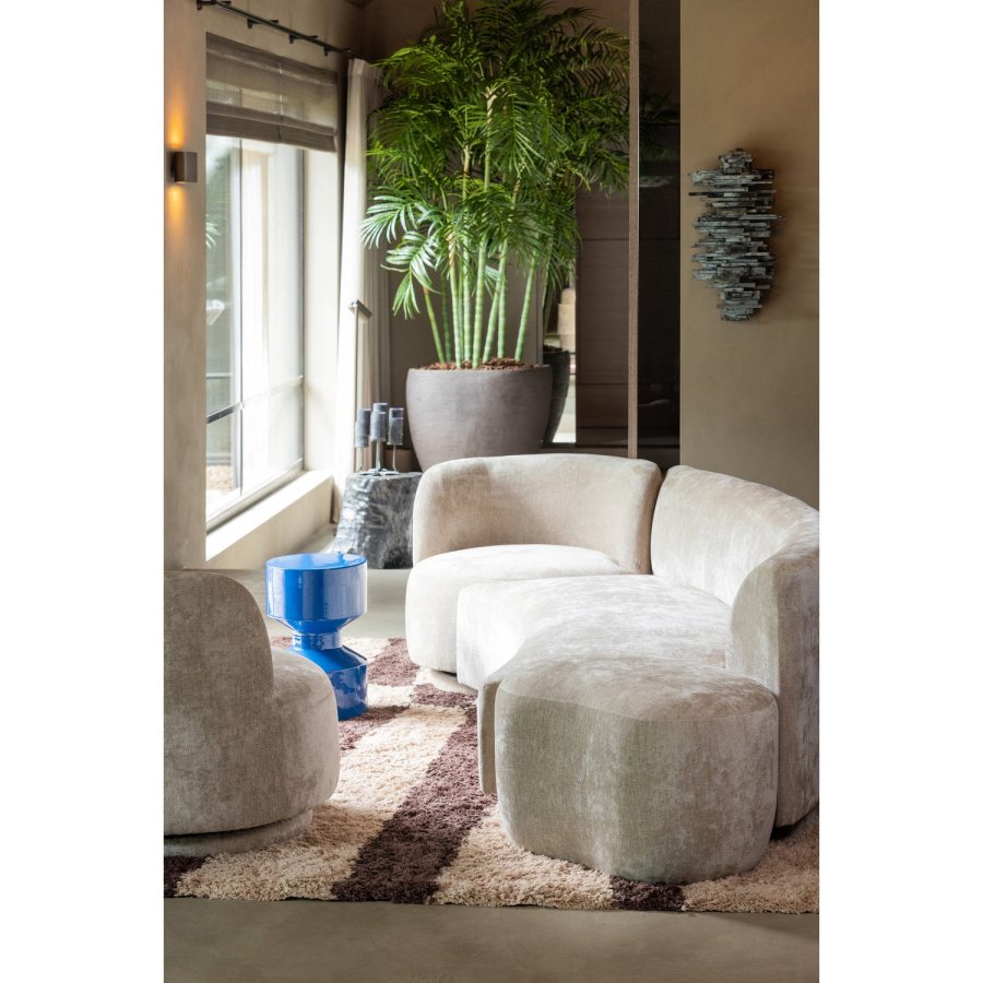 WOOOD KOMBI-POPULR: SOFA + LNESTOL + POUF NATURLIG