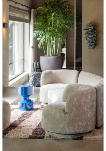 WOOOD KOMBI-POPULR: SOFA + LNESTOL + POUF NATURLIG