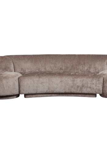 WOOOD KOMBI-POPULR: SOFA + LNESTOL + POUF TAUPE