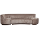 WOOOD KOMBI-POPULR: SOFA + LNESTOL + POUF TAUPE
