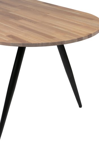 WOOOD TABLO BORDSKIVA OVAL EK OLJEGR [fsc]