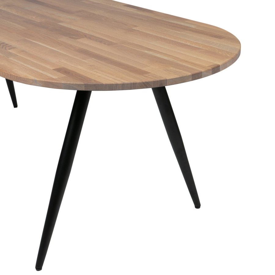 WOOOD TABLO BORDSKIVA OVAL EK OLJEGR [fsc]