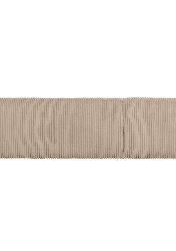 WOOOD BEAN HJRNESOFA VENSTRE RIBBET STOF TRAVERTIN