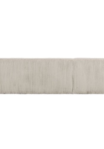 WOOOD BEAN HJRNESOFA VENSTRE RIBBET STOF NATURLIG