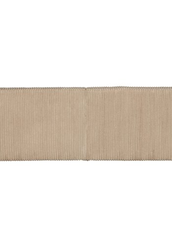 WOOOD BEAN 3,5-PERSONERS SOFA RIB STOF TRAVERTIN