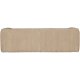 WOOOD BEAN 3,5-PERSONERS SOFA RIB STOF TRAVERTIN