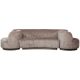 WOOOD KOMBI-POPULR: SOFA + LNESTOLE TAUPE