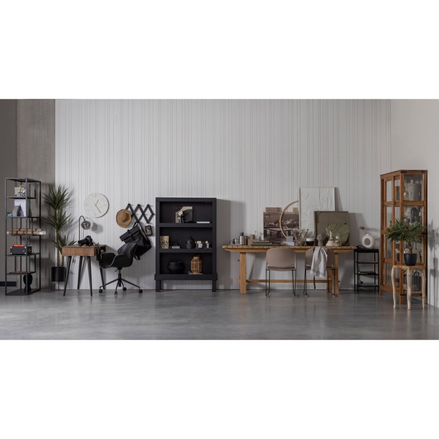 ÖPPET SKP I TRÄBONK I MATTSVART FURU [fsc]