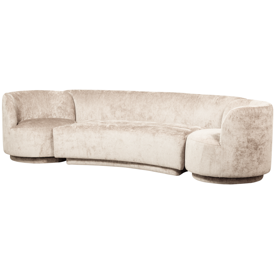 WOOOD KOMBI-POPULR: SOFA + LNESTOLE NATURLIGE