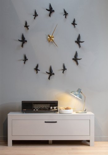 WOOOD Bonk TV-bord, m. 1 l�ge - t�gegr� fyrretr� (120x40)