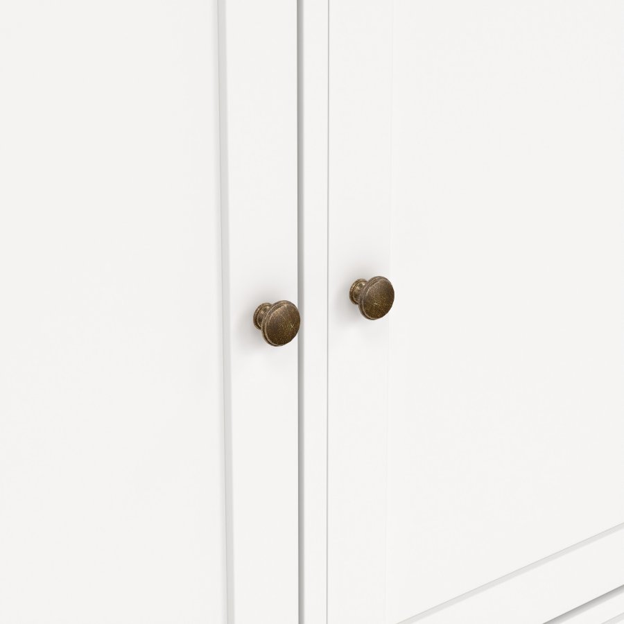 TVILUM paris sk�nk - hvidt tr�, 3 skuffer og l�ger