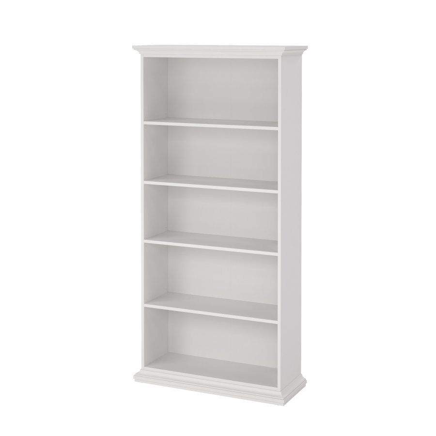 TVILUM paris reol - hvidt tr�, 4 hylder