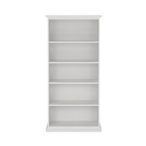TVILUM Paris bokhylla - vit laminat, 5 fack