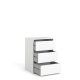 TVILUM Verona/Firenze skuffesektion - hvid mdf, 3 skuffer