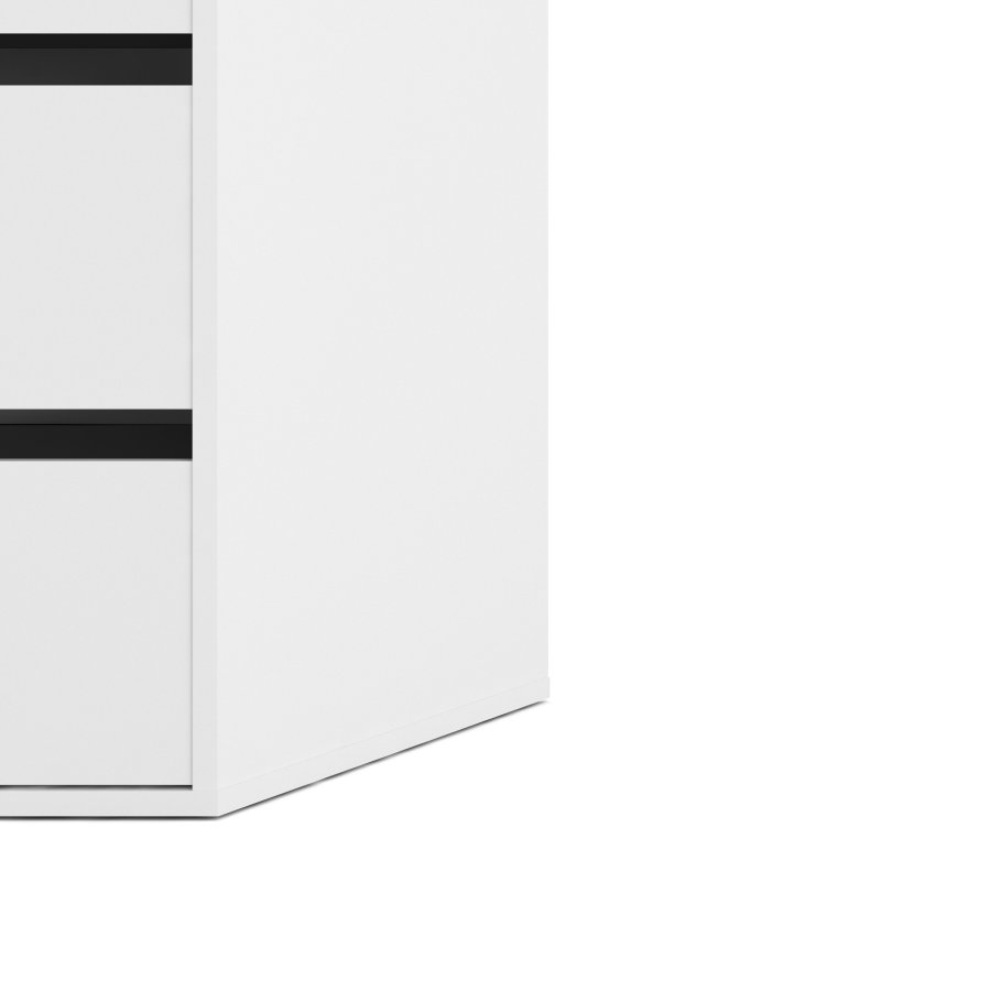 TVILUM Verona/Firenze skuffesektion - hvid mdf, 3 skuffer