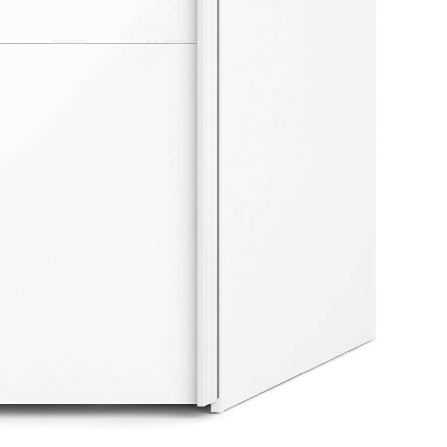 TVILUM Firenze garderobeskab - hvid laminat, 2 skydel�ger