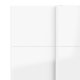 TVILUM Firenze garderobeskab - hvid laminat, 2 skydel�ger