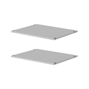 TVILUM Save hyller - hvitt kompositttre, inkl. opphengsbeslag (2 stk)