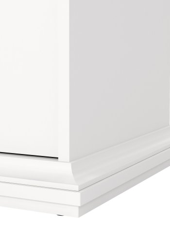 TVILUM paris kommode - hvid laminat, 4 skuffer