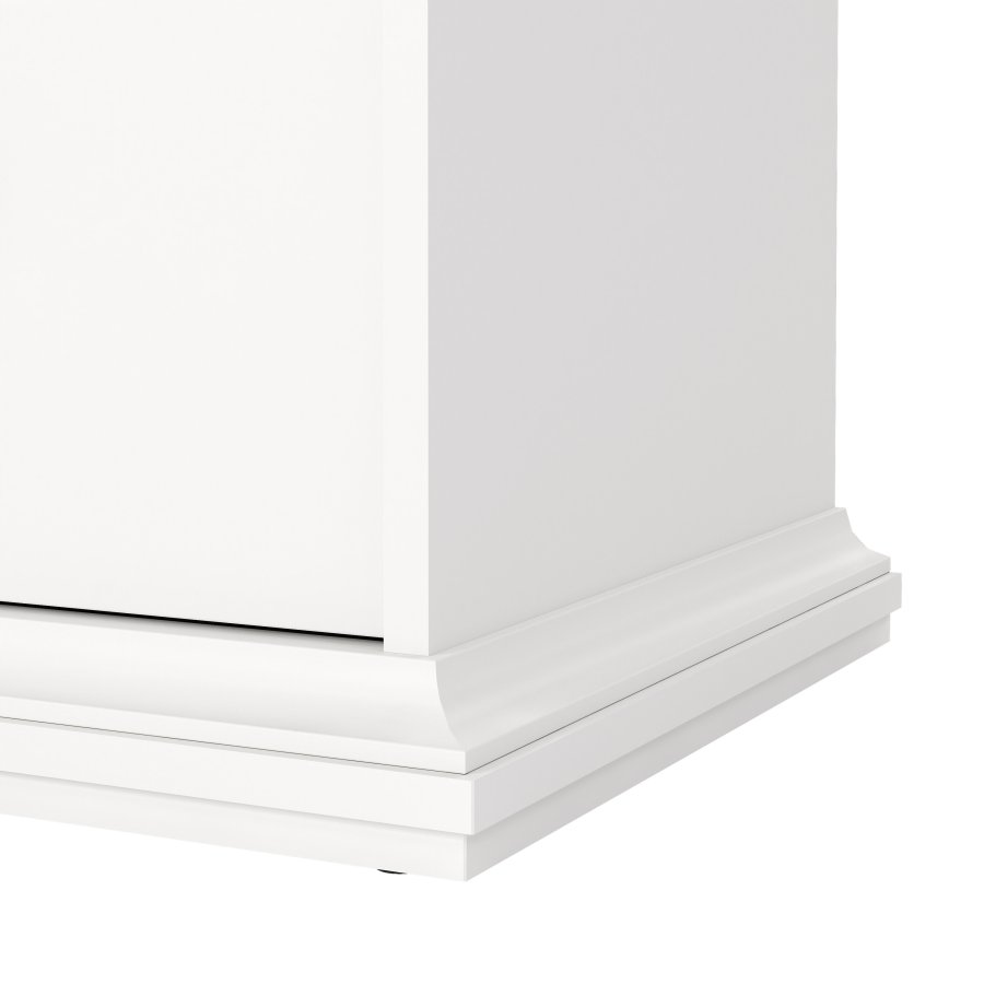 TVILUM Paris byr� - vit komposittr&auml;, med 4 l�dor