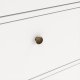 TVILUM Paris kommode - hvidt tr�, 6 skuffer