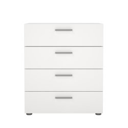 Pepe kommode - hvidt tr�, m. 4 skuffer