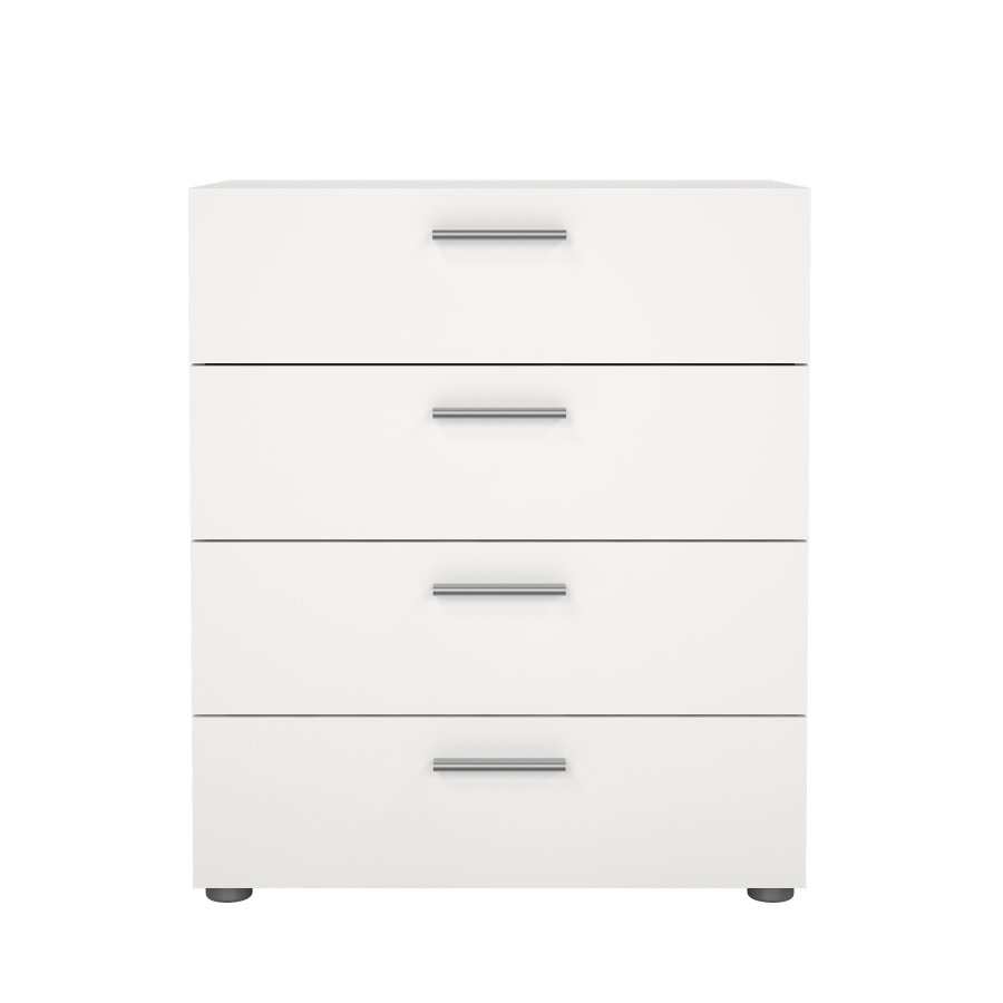 TVILUM Pepe kommode - hvidt tr�, m. 4 skuffer
