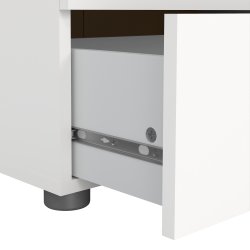 Pepe kommode - hvidt tr�, m. 4 skuffer