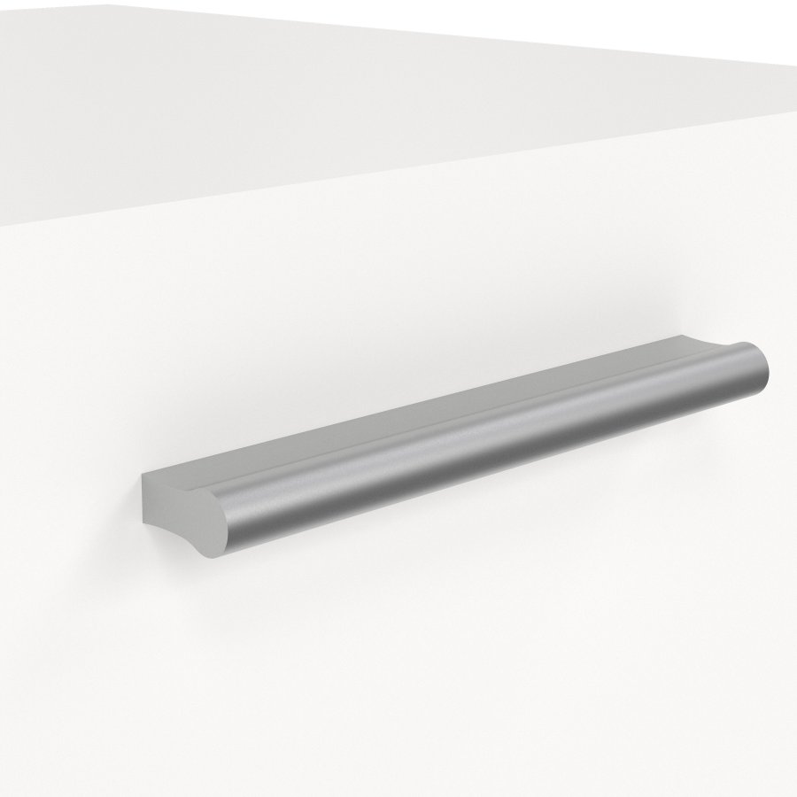 TVILUM Pepe nattduksbord - vitt komposittr&auml;, 2 l�dor