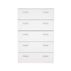 TVILUM Space byr� - vit laminat, 5 l�dor