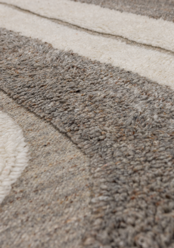 WOOOD Moro Matta Ull/Bomull Gr�vit 170X240 Cm