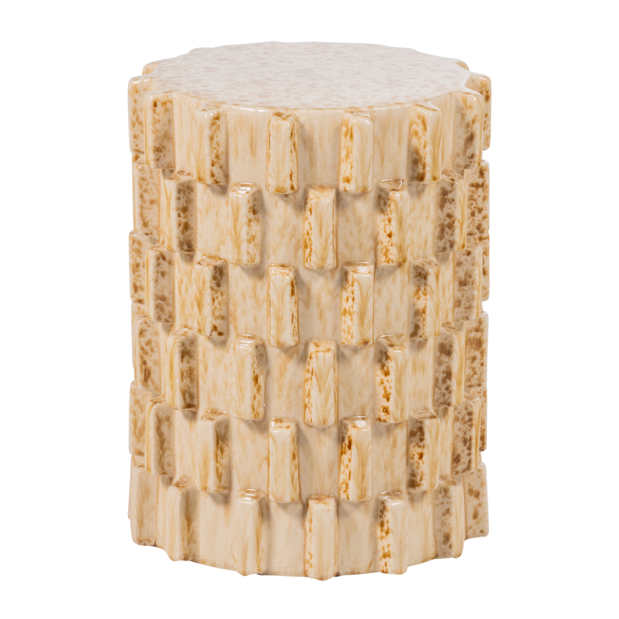 WOOOD Axu dekorativt sidebord �35x45 cm keramikk sand