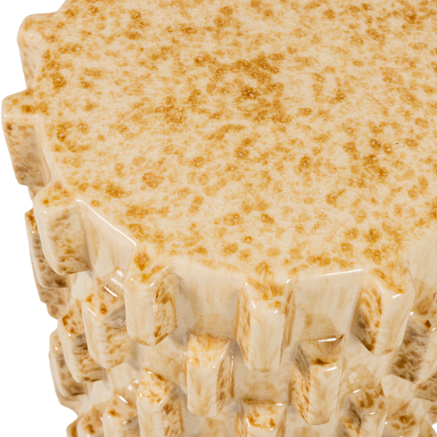 WOOOD Axu dekorativt sidebord �35x45 cm keramikk sand