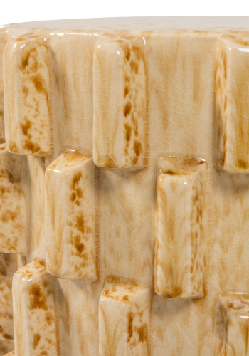 WOOOD Axu dekorativt sidebord �35x45 cm keramikk sand