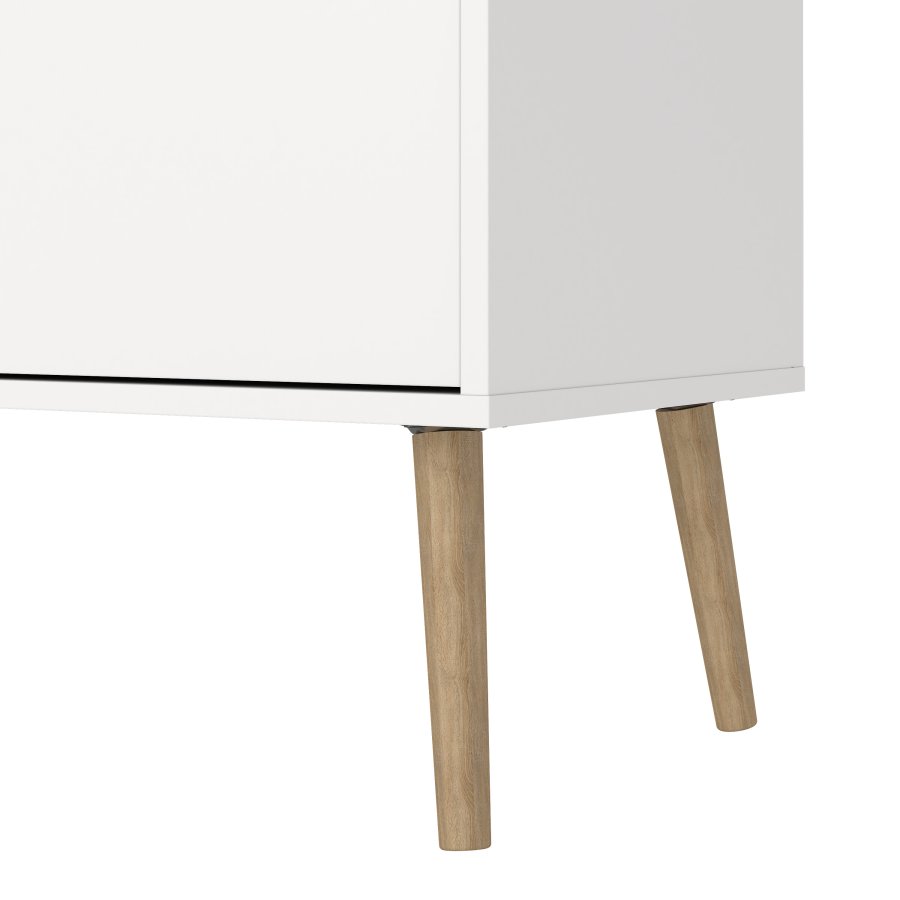 TVILUM delta sk&auml;nk - vit/ekstruktur, med 3 d&ouml;rrar och 3 l�dor