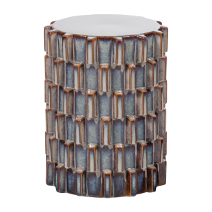 WOOOD Axu dekorativt sidebord �35x45 cm keramikk gr�bl�