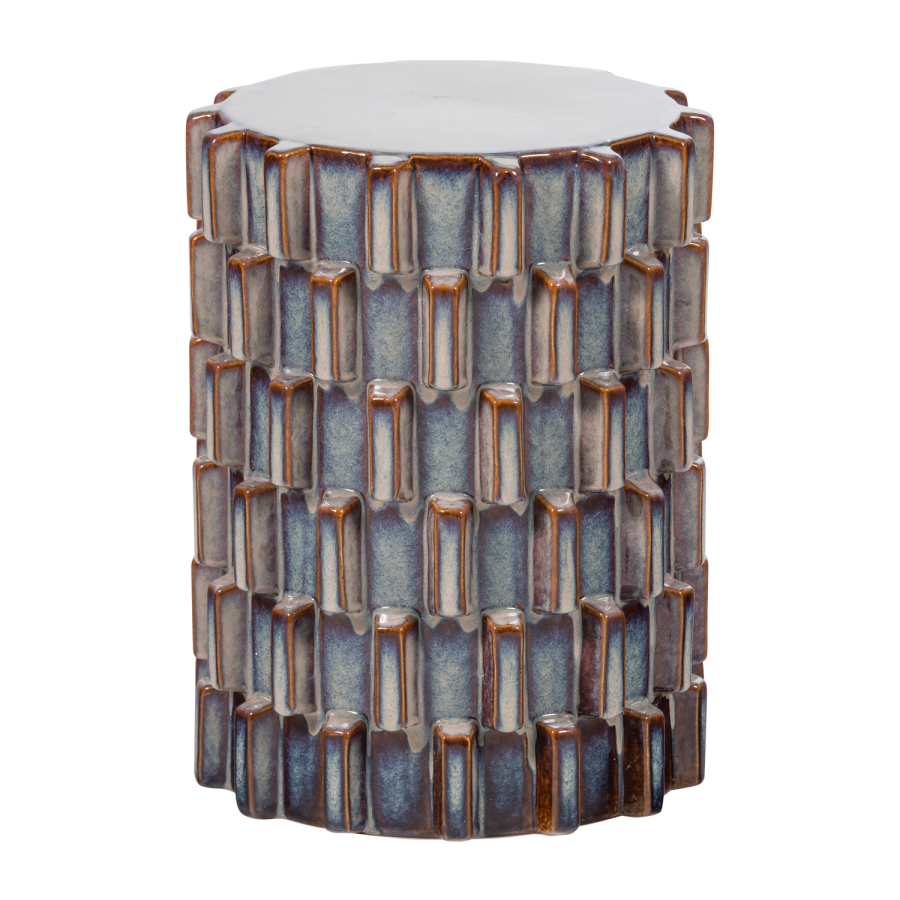 WOOOD Axu dekorativt sidebord �35x45 cm keramikk gr�bl�